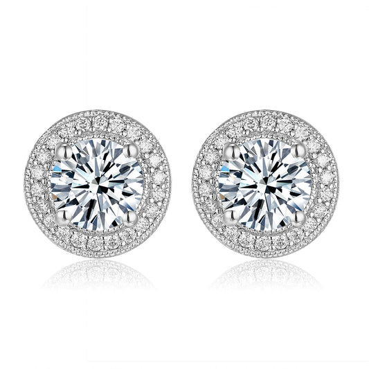 三戴復古光環培育鑽石耳環 - D-Only