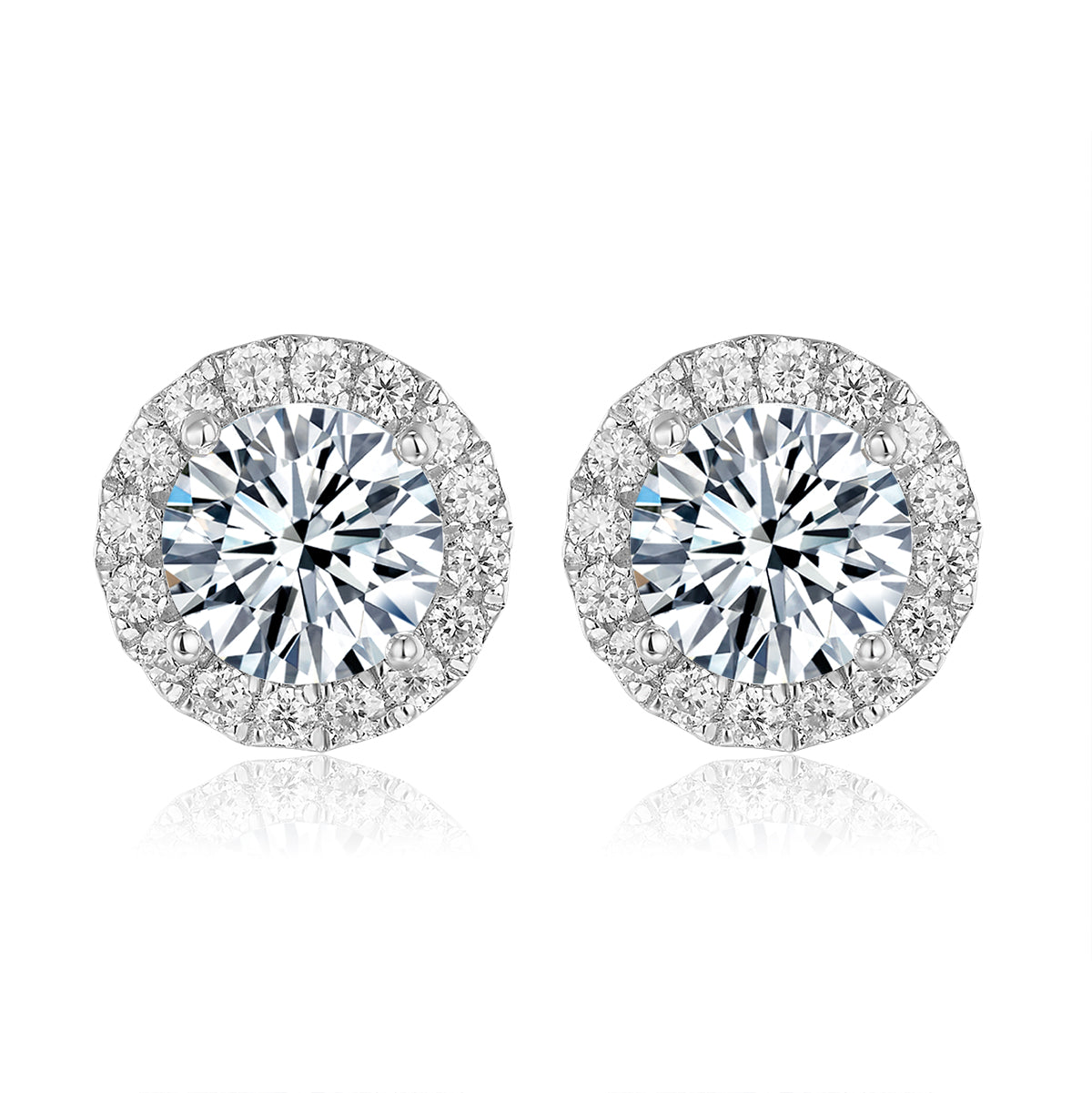 三戴光環培育鑽石耳環 - D-Only