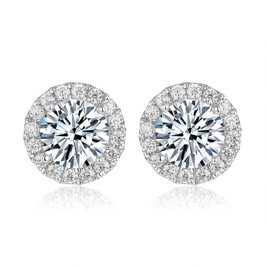 三戴光環培育鑽石耳環 - D-Only