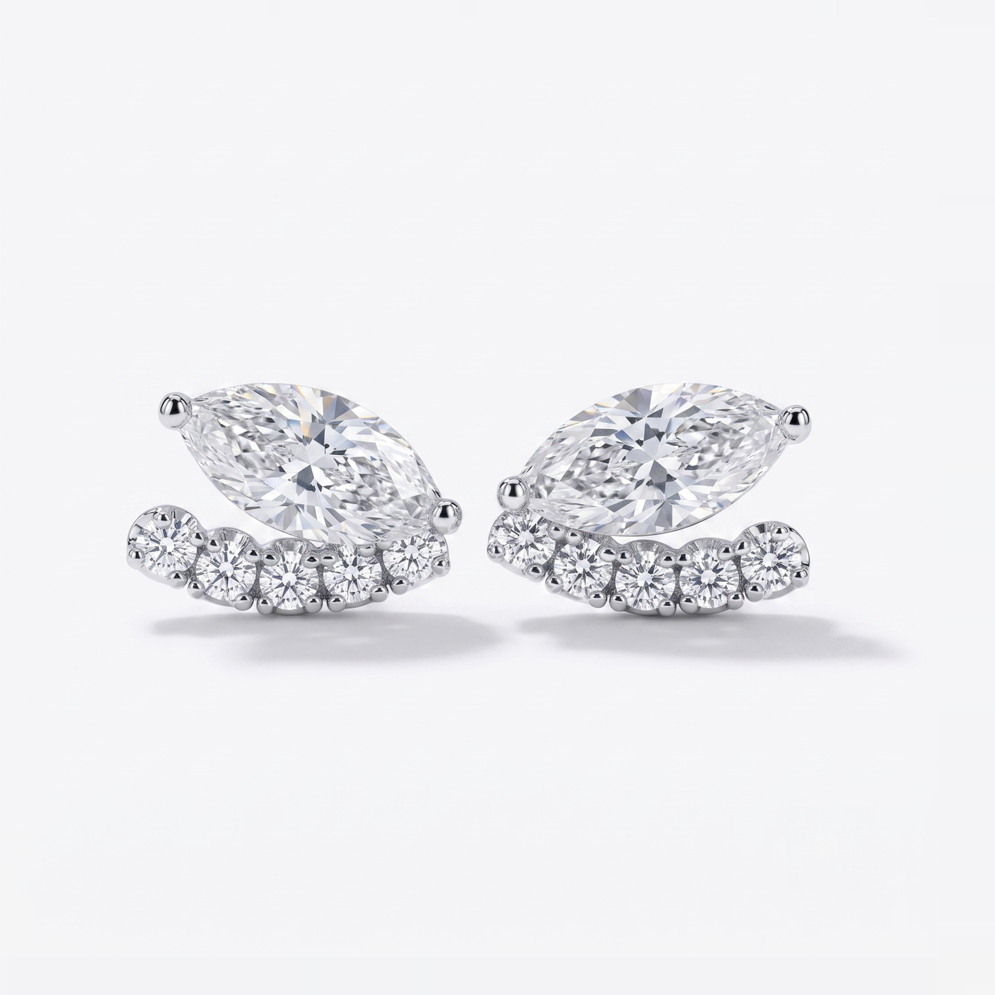Marquise-Shaped 10+Love Earrings
