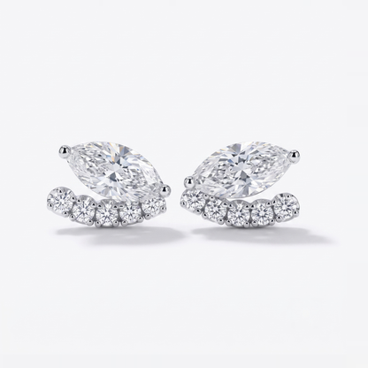 Marquise-Shaped 10+Love Earrings