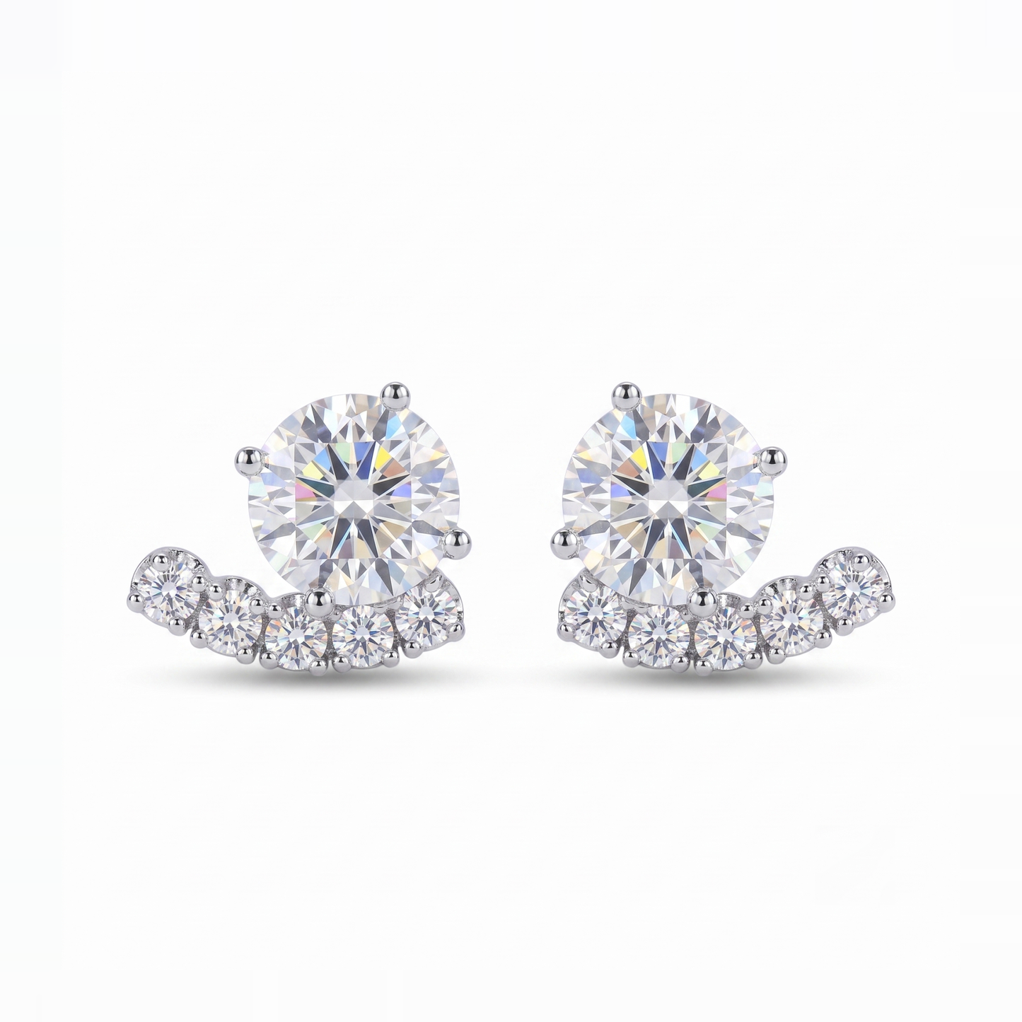 Round 10+Love earrings