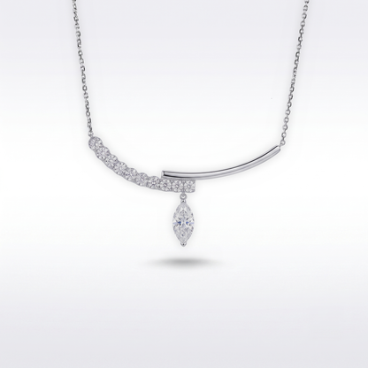Marquise-Shaped 10+Love Necklace