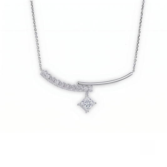Princess-Cut 10+Love Necklace