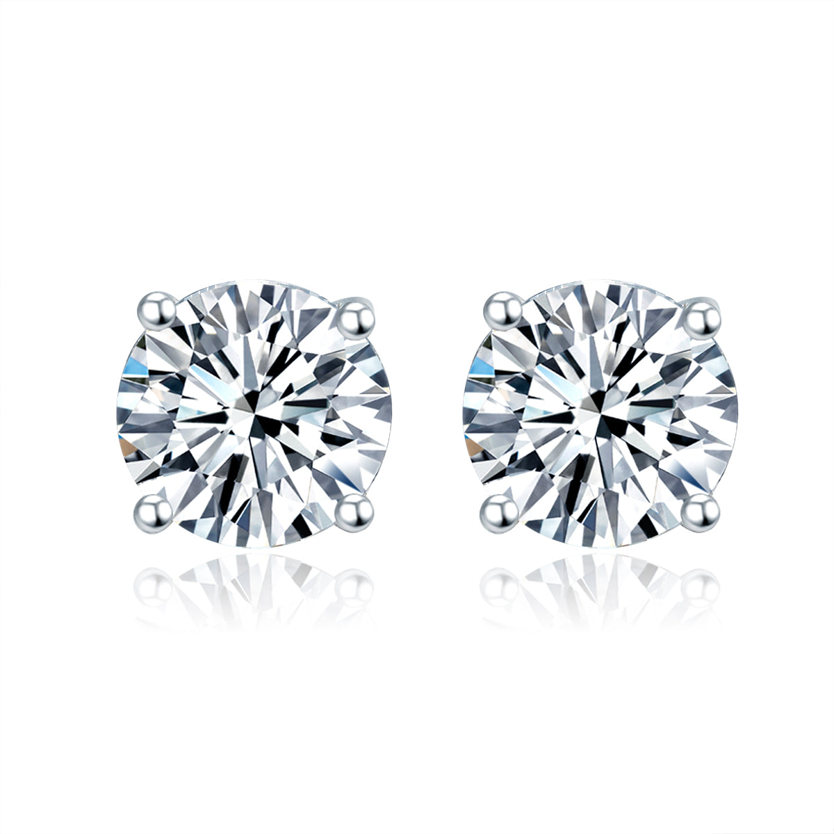 四爪培育鑽石耳環 - D-Only