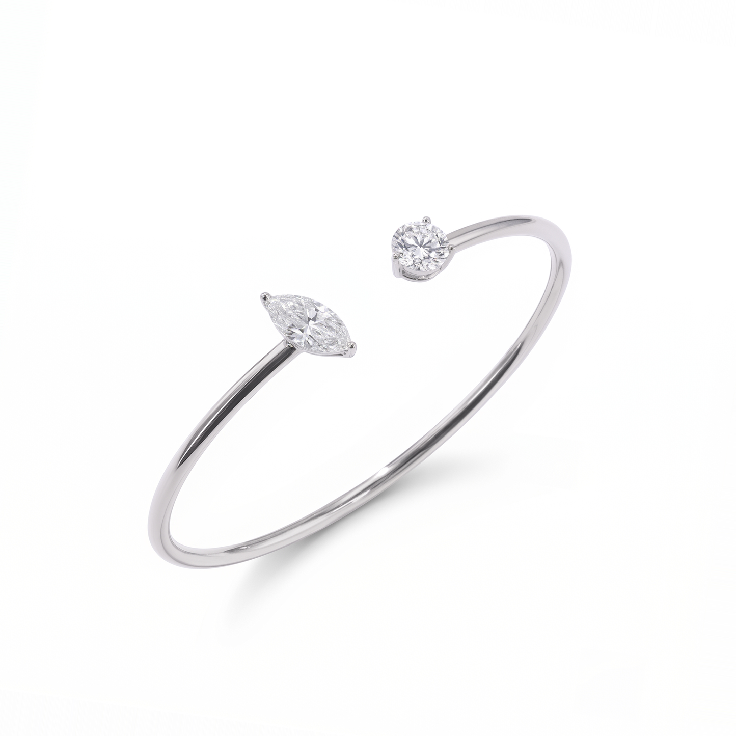 Marquise-Shaped Toi Et Moi Bracelet