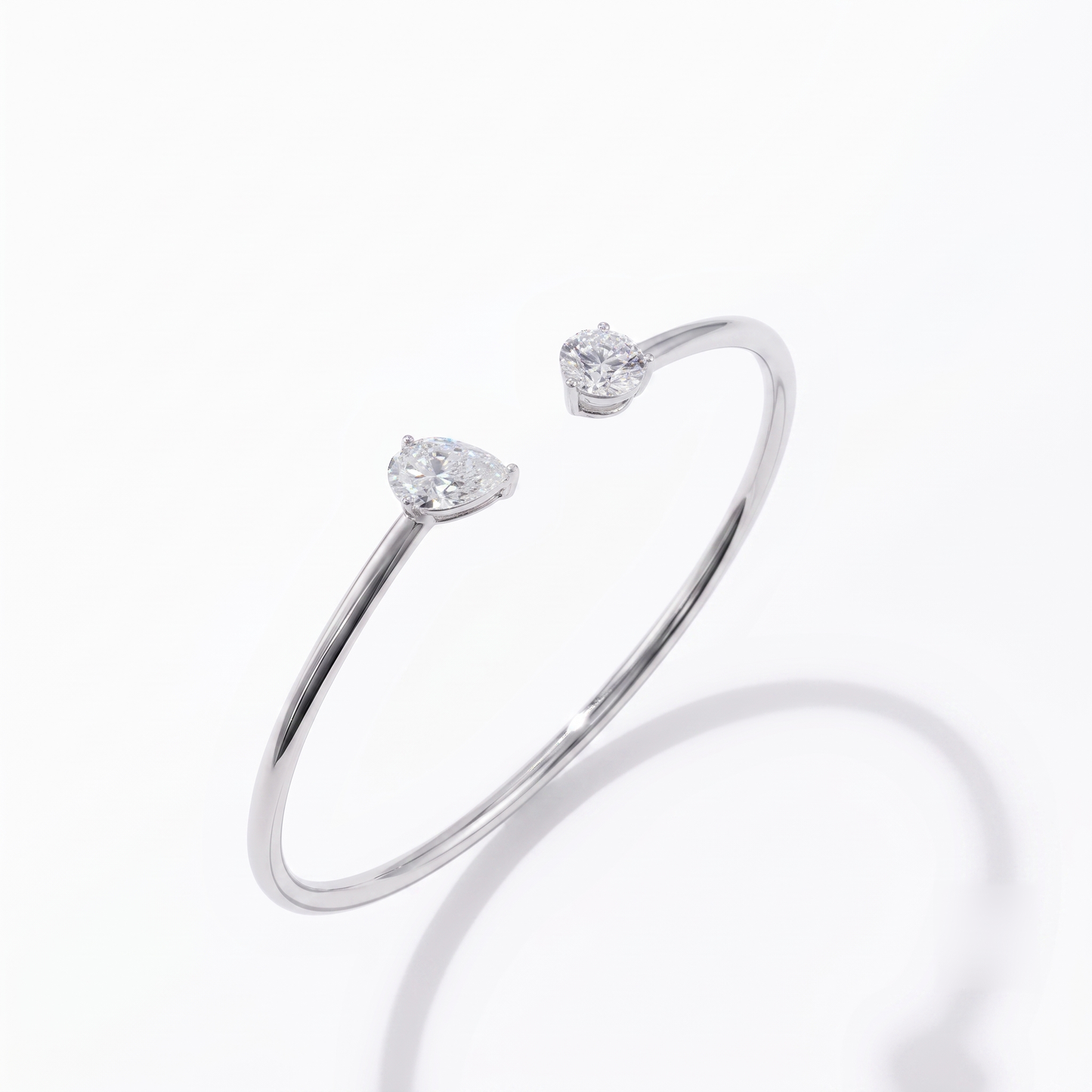 Pear-Shaped Toi Et Moi Bracelet