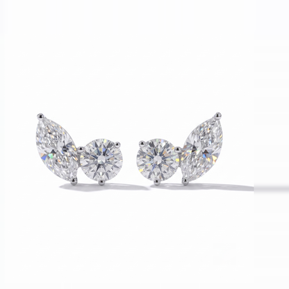 Marquise Toi Et Moi Earrings
