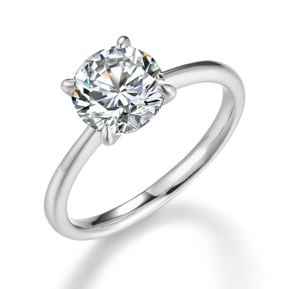 四爪單石培育鑽石戒指 - D-Only