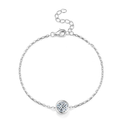 經典包鑲培育鑽石手鏈 - D-Only