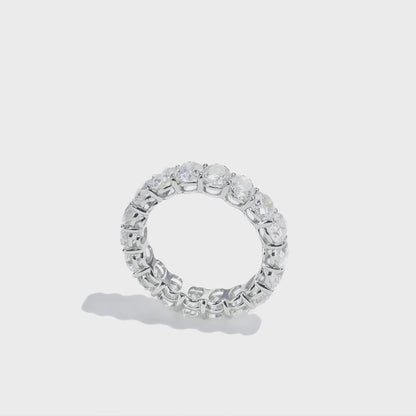 橢圓型永恆戒指