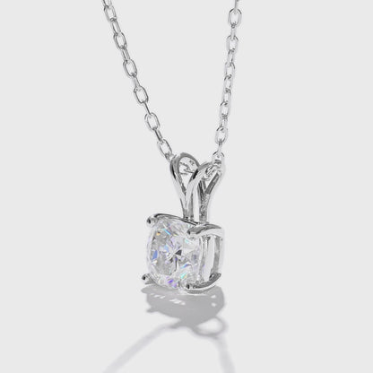 枕形許願骨培育鑽石頸鏈