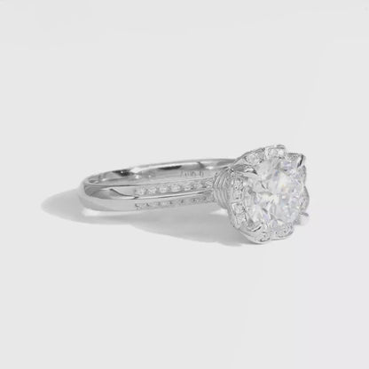 花束培育鑽石戒指