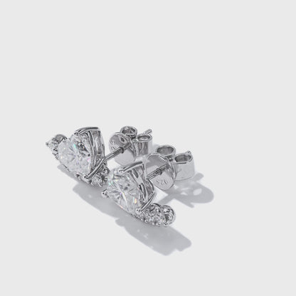 Heart-Shaped 10+Love Earrings