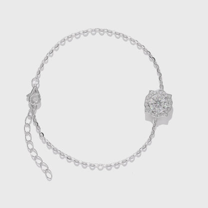 奢華光環培育鑽石手鏈