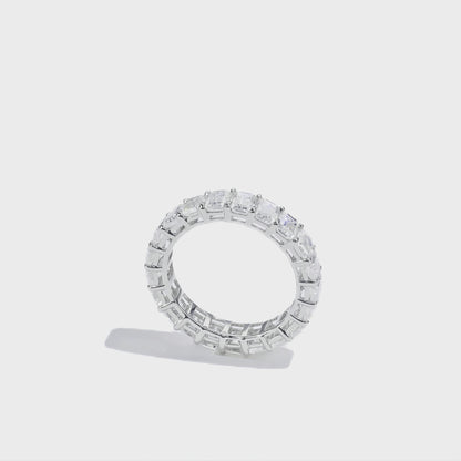 祖母綠型永恆戒指