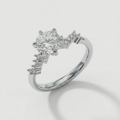 Round Starry Dream Diamond Ring