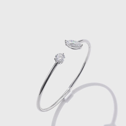 Marquise-Shaped Toi Et Moi Bracelet