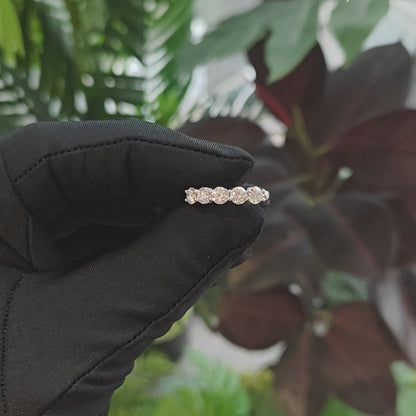 Round Five-Diamond Eternity Ring