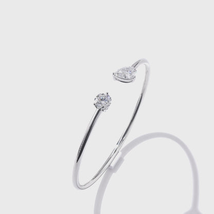 Pear-Shaped Toi Et Moi Bracelet