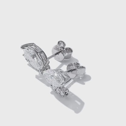 Marquise-Shaped 10+Love Earrings